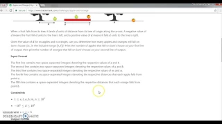 Hackerrank Solution - Apple and Orange Algorithms