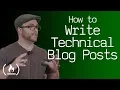 How to write technical blog posts - talk by Quincy Larson