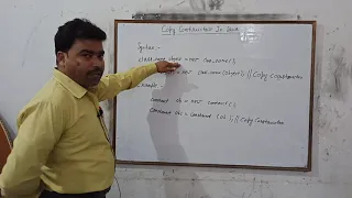 copy constructor in java syntax explaination