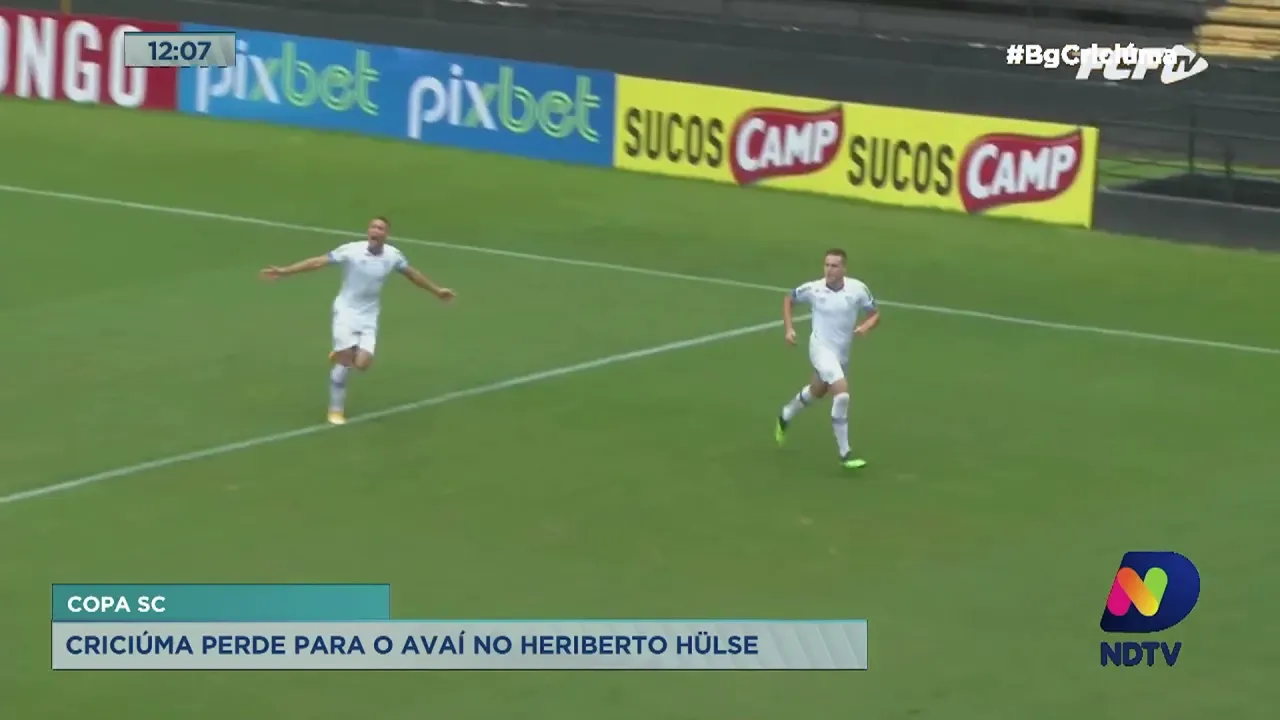 Criciúma enfrenta o Avaí e perde por 3 a 1 pela Copa SC