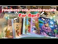 Finished Coloring Pages for April 2025 Cute Cozy Coloring Books