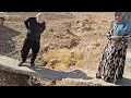 From preparing the rainwater path to the fireplace; Ahmad and Farideh's new day