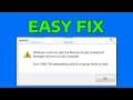 How To Fix Windows Error 1068