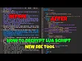 How To Decrypt Lua Script Decrypt All Script Paid Dec Tool 2022 Method