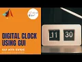 Digital Clock Using GUI GUIDE MATLABHelper