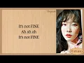 Download Lagu Taeyeon Fine Easy Lyrics