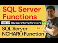 SQL Server Functions SQL Server String Functions - SQL Server NCHAR Function 237 W3School
