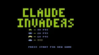 Claude Invaders for Atari 8-bit computers