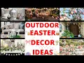 Easy DIY Outdoor Easter Decorations Ideas 2026 Bunny Colorful Eggs for Porch Yard