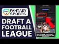How to Draft on ESPN Fantasy Football Step-by-Step
