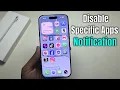 Download Lagu Hoe u specifieke app-meldingen op de iPhone 17 Air uitschakelt