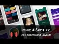 Ionic 4 Spotify Starter - Enappd