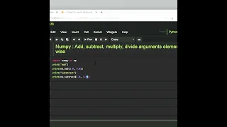 Numpy add subtract multiply divide argument element wise