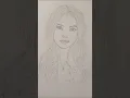 Download Lagu human girl sketching portrait❤️☺️ #audio #song #music#subscribe #drawing#technodance #artandcraft