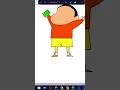 Draw Shinchan in python turtle