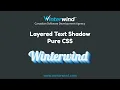 Layered Text Shadow with CSS