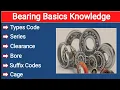 Lagu Bearing Basic Knowledge for beginners | Bearing in Hindi | Bearing Types Bearing Number Calculation