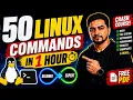 50 Linux Commands in 1 Hour Beginner to Advanced Practical Course