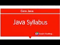 Core Java Syllabus Learn Coding