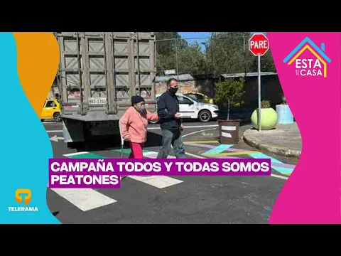 Campaña Todos y todas somos peatones