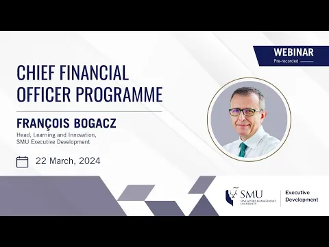 Online Webinar on SMU's CFO Programme