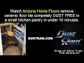 Scottsdale Tile Removal - Dust Free Pantry Area Completed In Under 10 Minutes