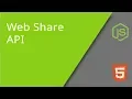 NEW Web Share API