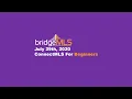 July 29 2020 ConnectMLS For Beginners Recording
