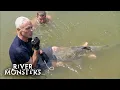 Jeremy Wade Tries Noodling and Catches a HUGE Catfish Bare-Handed River Monsters