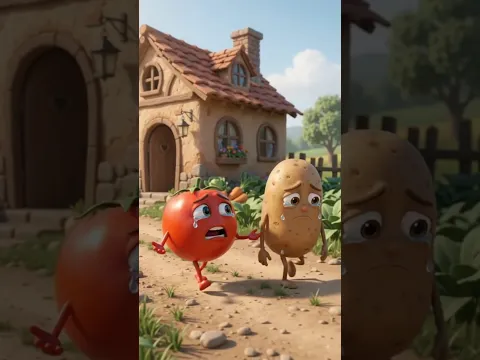 🌶️  मिर्च ने आलू-टमाटर को घर से बाहर निकाला 😂🥔🍅जब मिर्च का गुस्सा सातवें आसमान पर पहुँचा,
