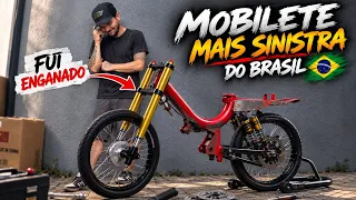 REFAZENDO A SUSPENSÃO DA MOBILETE QUE LEVEI UM GOLPE 🔥🙅🏻‍♂️