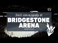 Bridgestone Arena Best seats at Hockey games in Nashville