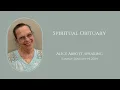 Spiritual Obituary