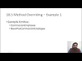Lec18 5 - Method Overriding in Java