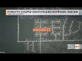 Forsyth couple died in murder-suicide Sheriff s Office says