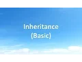 Inheritance Basic