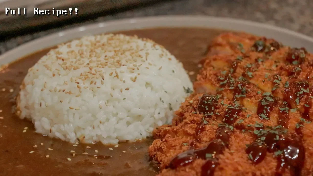 (voice over recipe) How to make the PERFECT Tonkatsu Japanese Curry at home! (full recipe!)