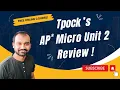 Tpock s AP Microeconomics Unit 2 Review Using MCQs