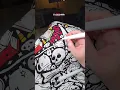Coloring this Halloween Blanket