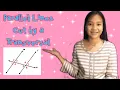 Parallel lines Cut by a Transversal Math 7