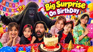 Birthday par aya Gorilla🦍 😱|Omer dar gaya😲|Birthday Surprise