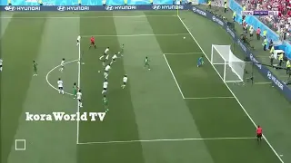 ملخص مباراة مصر والسعودية 1 2 هدف قاتل للاخصر جنون عصام الشوالي 25 6 2018 