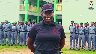 documentary how nigeria customs service drills cadets at ikeja customs training college lagos