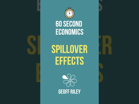 Spillover Effects (Externalities) I 60 Second Economics