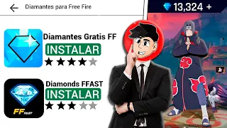 Probé Aplicaciones que Regalan DIAMANTES GRATIS en Free Fire