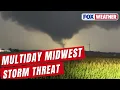 Midwest Ohio Valley Face Week Of Severe Storm And Flood Threat