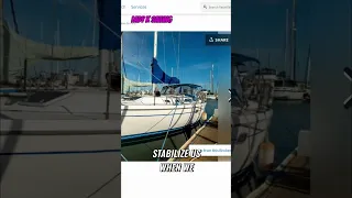 Best Budget 💰 Sailboat ⛵️ For The Solo Cruiser!🧍-Catalina 36 #boattrip #sailboat #ytshorts #advice