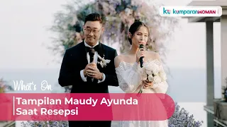 Maudy Ayunda Gelar Resepsi di Bali, Tampil Anggun dengan Gaun Putih | What's On