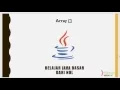 Belajar Java Dari Nol Array