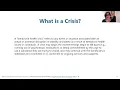Crisis Response Strategies for Adult Individuals with Intellectual